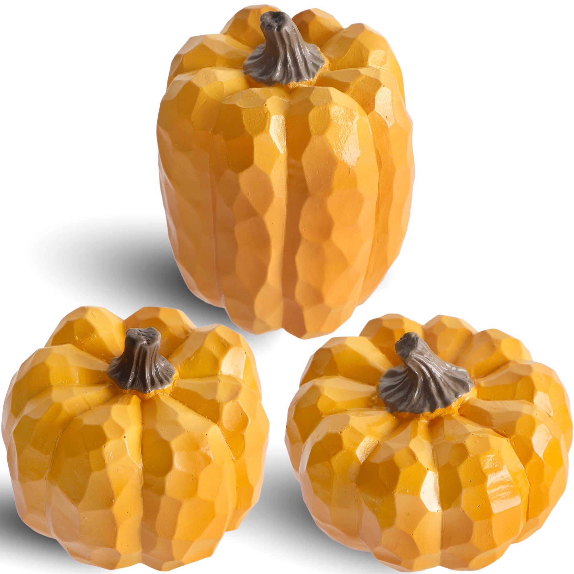 winemana 12 Pack Silver Pumpkin Fall Decor, Foam Glitter Pumpkins for Decorating Mini Artificial Craft Pumpkins for Thanksgiving Table Party Harvest Decorations